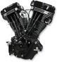 S&S CYCLE V111 Long-Block Engine - Black Edition - '84-'99 Custom Chasis w/Alternator Style Primary 310-0829