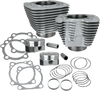 S&S Cycle 1200cc Conversion Kit for Harley XL883 - Silver (Part 910-0688)