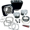 S&S Cycle 1200cc Conversion Kit for Harley XL883 – Wrinkle Black (Part #910-0687)