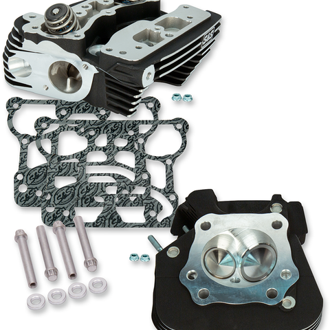 S&S Cycle 900-0349 Super Stock 91 cc Cylinder Heads for Harley Davidson Twin Cam Engines