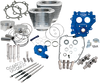 S&S Cycle 100 Inch Power Package for Twin Cam 88 – 585CE Cam, Big-Bore Cylinders, Pistons & More