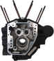 S&S Cycle Twin Cam Engine Cases with Stock Stud Pattern, Wrinkle Black – 310-0369