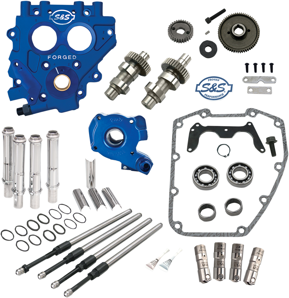 S&S Cycle Cam Chest with Plate Kit 310-0810 for Twin Cam Engines – Standard Cams 509G
