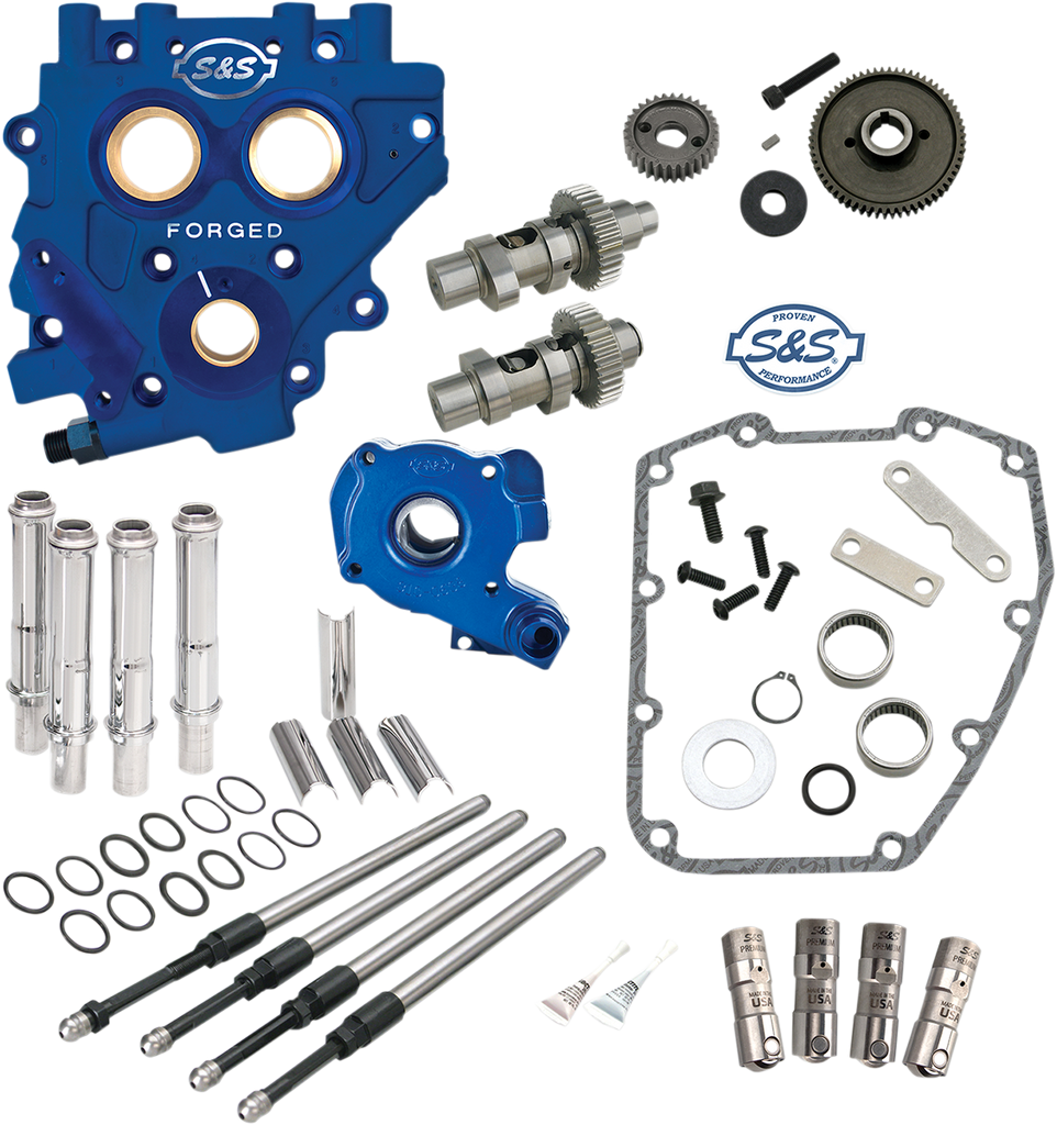 S&S Cycle Cam Chest with Plate Kit 551GE for Twin Cam 310-0815 – Easy Start Cams Performance Upgrade