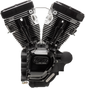 S&S CYCLE T111 Long Block Engine – Black for Touring Models (Part 310-0834A)
