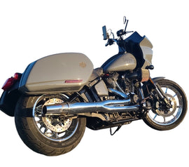 THUNDERHEADER 1325X – 2025 M8 Softail – X-SERIES STANDARD 2-INTO-1 Exhaust w/Heat Shields – Fits Low Rider ST & Heritage – Chrome - Team Dream Rides