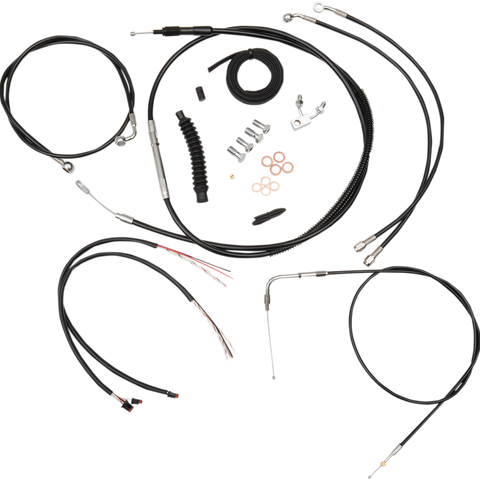 LA CHOPPERS Handlebar Cable/Brake Line Kit - Complete - 12