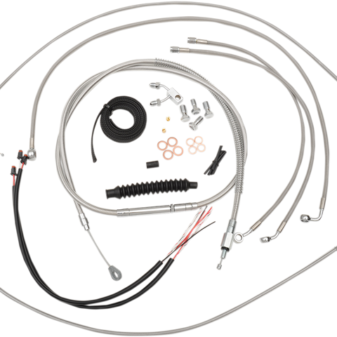 LA CHOPPERS Handlebar Cable/Brake Line Kit - Complete - 18