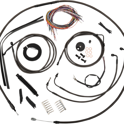 LA CHOPPERS Handlebar Cable/Brake Line Kit - Complete - 12