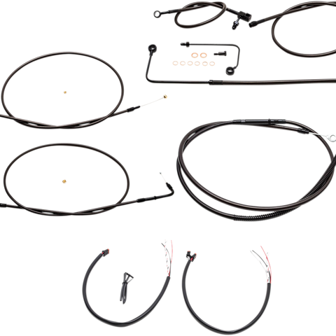 LA CHOPPERS Handlebar Cable/Brake Line Kit - Complete - 12