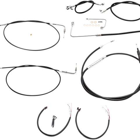 LA CHOPPERS Handlebar Cable/Brake Line Kit - Complete - 15