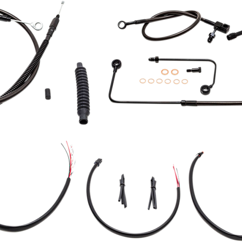 LA CHOPPERS Handlebar Cable/Brake Line Kit - Complete - 12