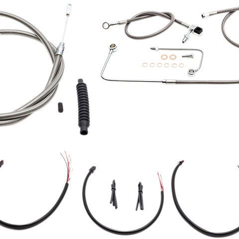 LA CHOPPERS Handlebar Cable/Brake Line Kit - Complete - 18