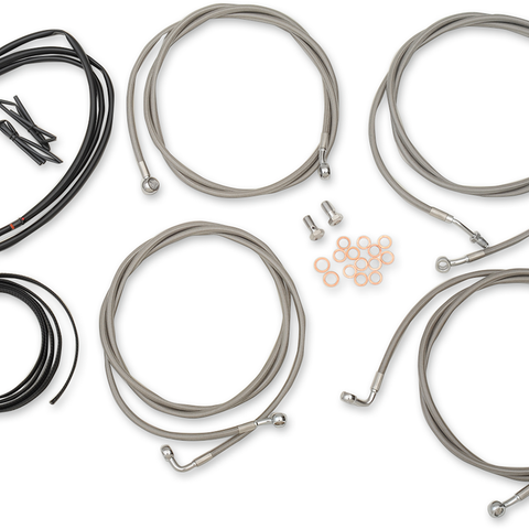 LA CHOPPERS Handlebar Cable/Brake Line Kit - Complete - 18