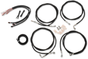 LA CHOPPERS Handlebar Cable/Brake Line Kit - Complete - 18" - 20" Handlebars - Black Vinyl LA-8054KT2-19B - Team Dream Rides