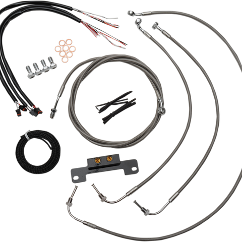 LA CHOPPERS Handlebar Cable/Brake Line Kit - Complete - 15