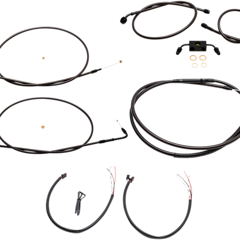 LA CHOPPERS Handlebar Cable/Brake Line Kit - Complete - 12