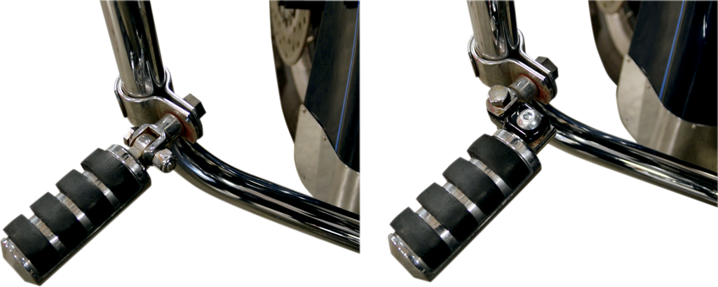 LA CHOPPERS Foot Peg Relocator Kit LA-7202-00B for Adjustable Comfort and Custom Fit