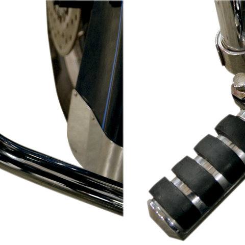 LA CHOPPERS Foot Peg Relocator Kit LA-7202-00B for Adjustable Comfort and Custom Fit