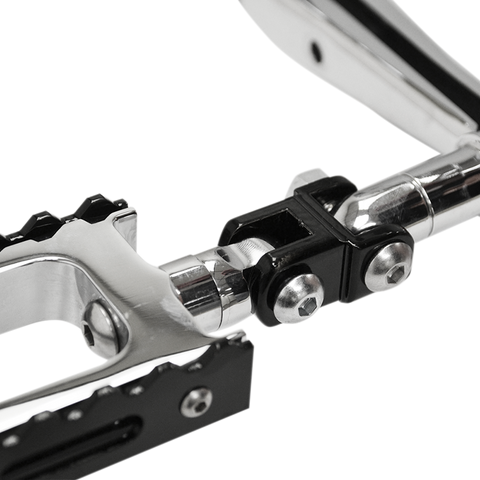 LA Choppers Male Foot Peg Adapters LA-7202-01B - Black
