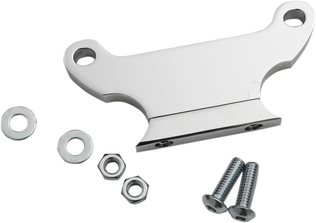 LA Choppers T-Bar Gauge Mount for 1-Inch Handlebar - Chrome, Part LA-7390-00