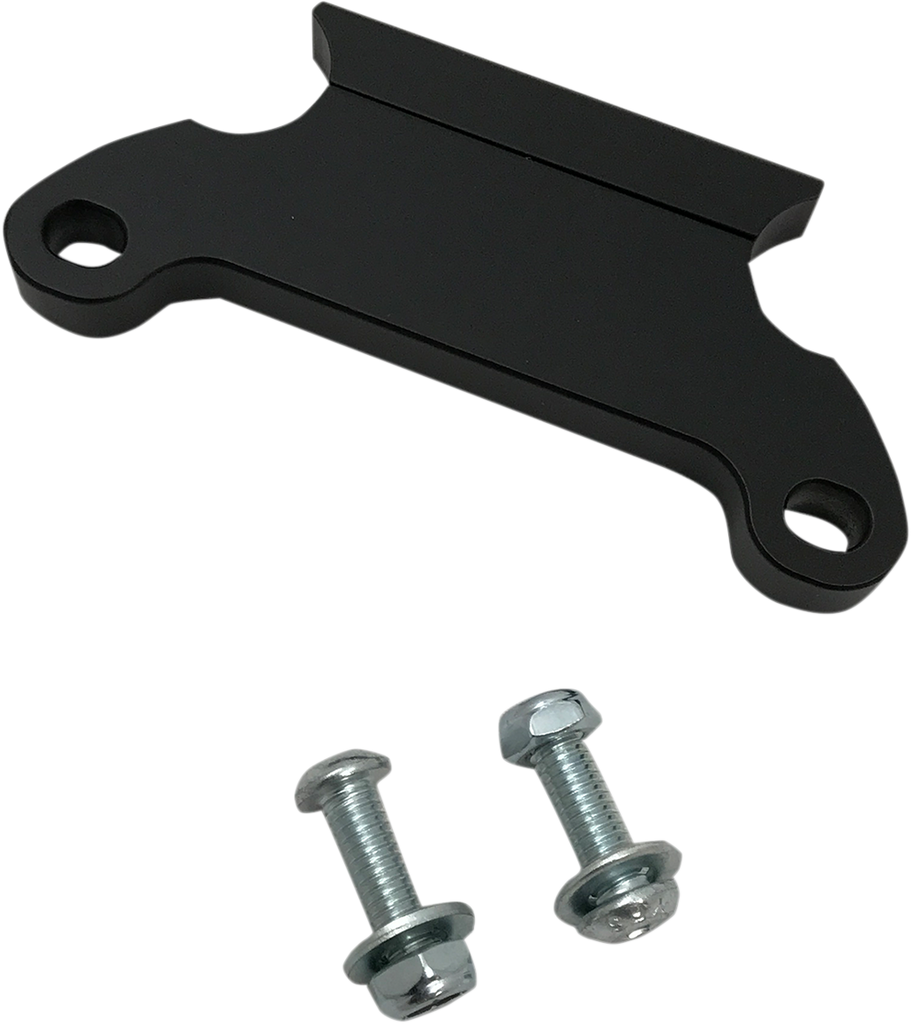 LA Choppers T-Bar Gauge Mount for 1 inch Diameter Handlebars - Flat Black, Part LA-7390-00M