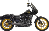 BASSANI XHAUST Ripper 2:1 Exhaust System for Harley-Davidson - Black 1D6B