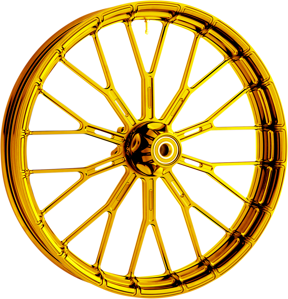 Arlen Ness Y-Spoke Front Rim - 21x3.5 inches, Gold - Part 71-547