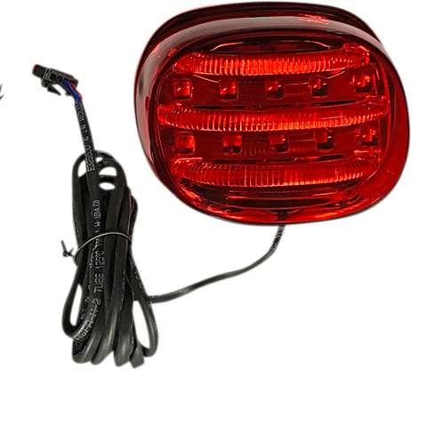 CUSTOM DYNAMICS Mini Taillight - Red PB-ELIMTL-SS6-R for Motorcycle Rear Fender