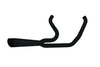 TBR Comp S 2-Into-1 Softail Exhaust with Turnout for Harley Davidson FXBR, FXDR, and Fat Boy Models