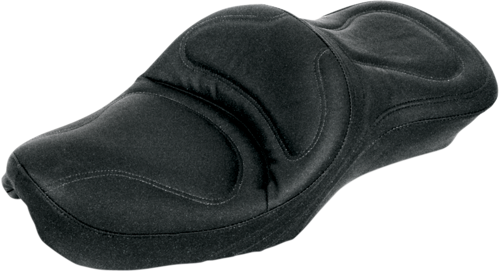 SADDLEMEN Seat - Explorer* - Without Backrest - Stitched - Black - Softail 8850JS - Team Dream Rides