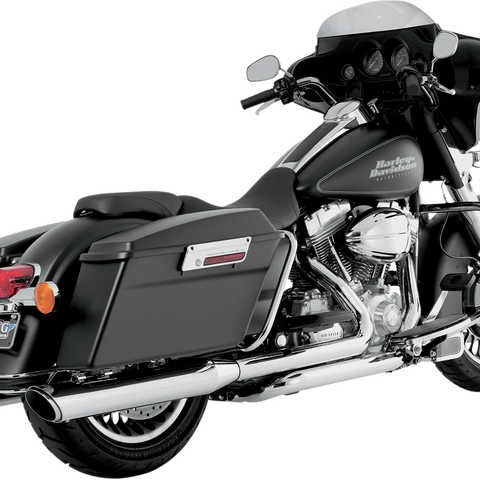 Vance & Hines Twin Slash Muffler Chrome 16763 for Harley Davidson Motorcycles
