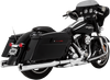 Vance & Hines Eliminator 400 Slip-On Mufflers - Chrome (Part No. 16703)