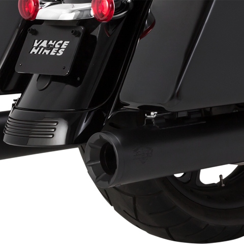 VANCE & HINES Eliminator 400 Slip-On Mufflers - Matte Black 46714 - Team Dream Rides