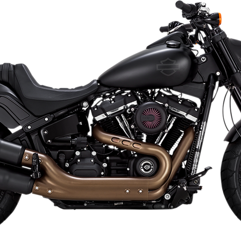 Vance & Hines Black Hi-Output Mufflers 46547 for Harley Fat Bob