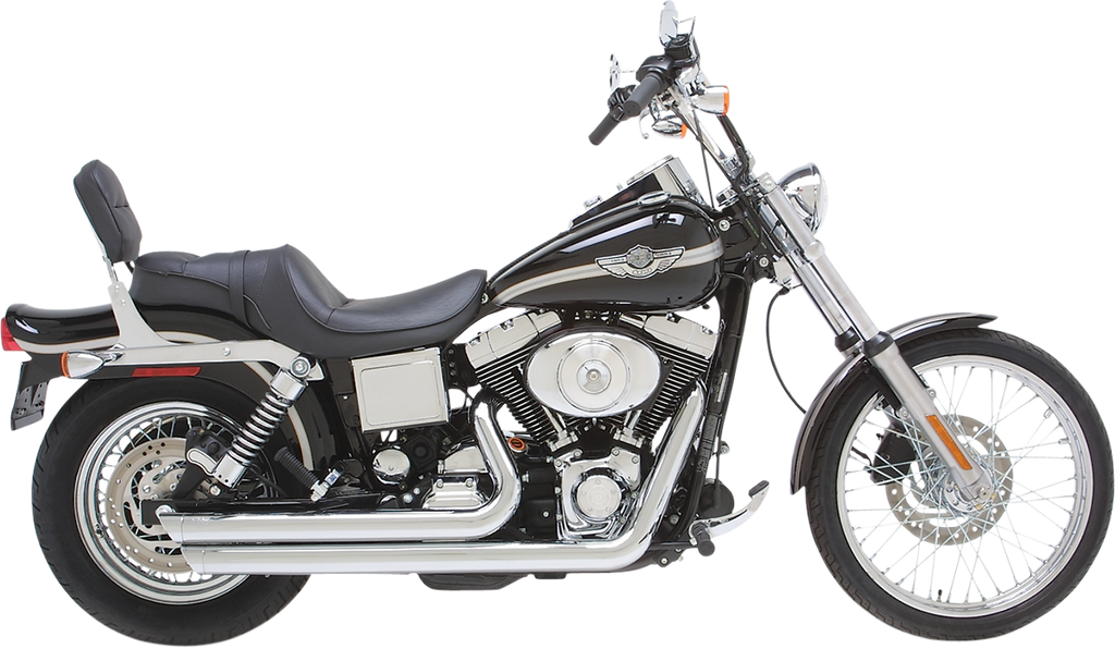 Vance & Hines Big Shots Exhaust Chrome Part 17911 for Harley Davidson Motorcycles