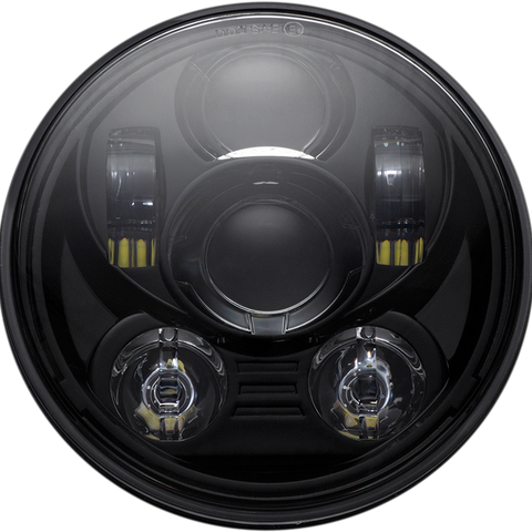 CUSTOM DYNAMICS Headlamp - 5-3/4 inch LED - Black (Part Number: CD-575-B)