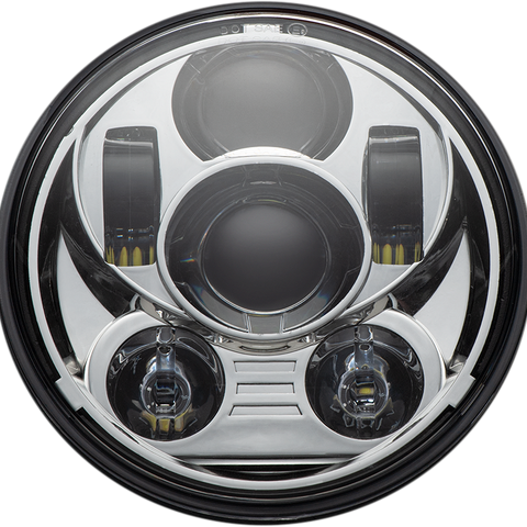 CUSTOM DYNAMICS Headlamp 5-3/4 inch LED Chrome CD-575-C
