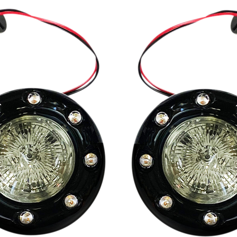 CUSTOM DYNAMICS Bullet Turn Signal 1156 - Black Smoke Lens PB-BR-RR 56-BS