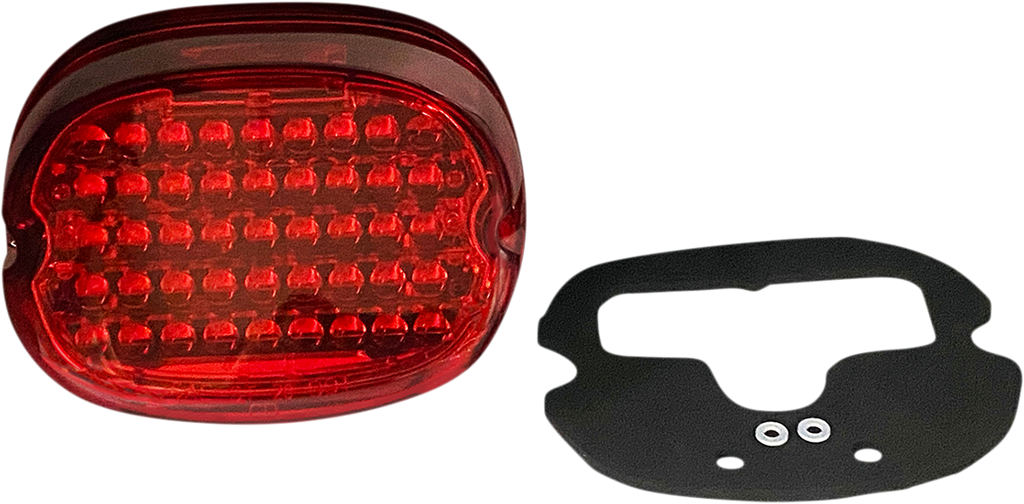 CUSTOM DYNAMICS No Window Red Taillight CD-TL-NW-R for Harley-Davidson Low Rider and Tri Glide Models