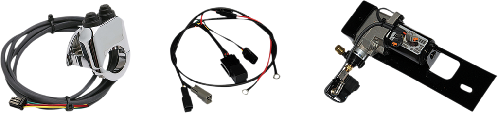 Legend Suspension AIR-A FL Adjustable Air Suspension System with Chrome Handlebar Control - Part 13110157