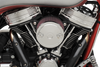 S&S CYCLE Quickee Pushrod Kit with Chrome Covers for M8 Engines, Part Number 930-0123