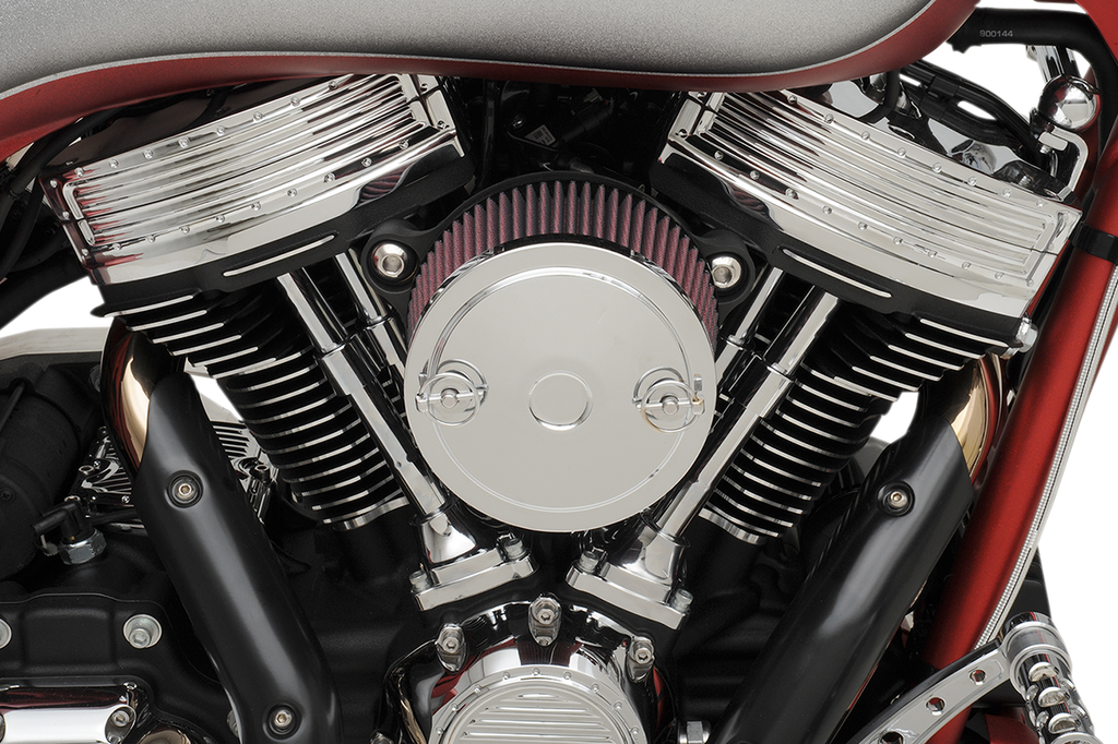 S&S CYCLE Quickee Pushrod Kit with Chrome Covers for M8 Engines, Part Number 930-0123