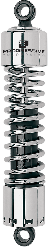 Progressive Suspension 412 Series Shock for Harley FXR - 11 inch, Chrome, Part 412-4056C