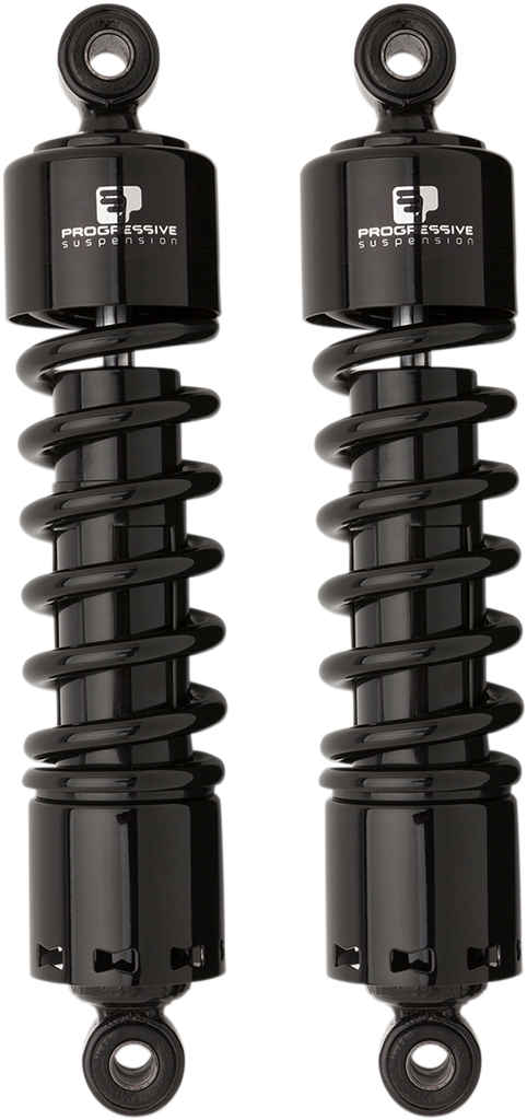 Progressive Suspension 412 Series Shock for Harley Dyna - 11 inch Heavy Duty Black (Part #412-4045B)
