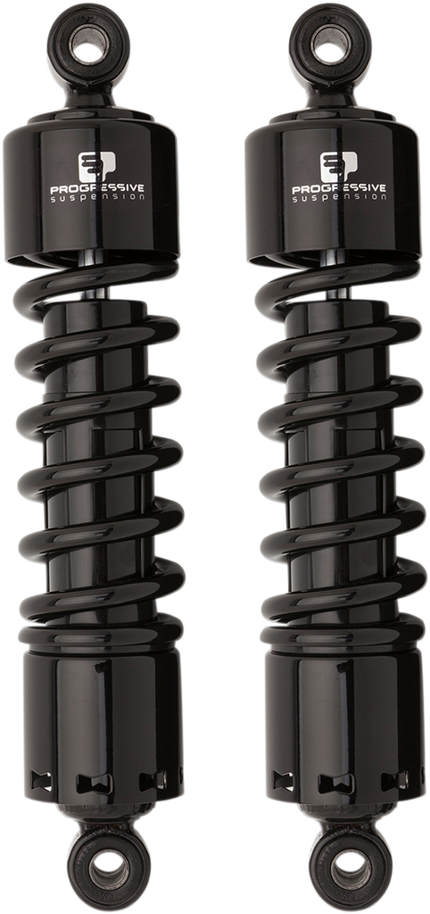 Progressive Suspension 412 Series Shock - 12 inch Heavy Duty Black for Harley Dyna Models (Part #412-4036B)