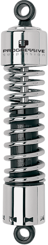 Progressive Suspension 412 Series Shock for Harley-Davidson - 14.25 Inch Standard Chrome (Part No. 412-4024C)