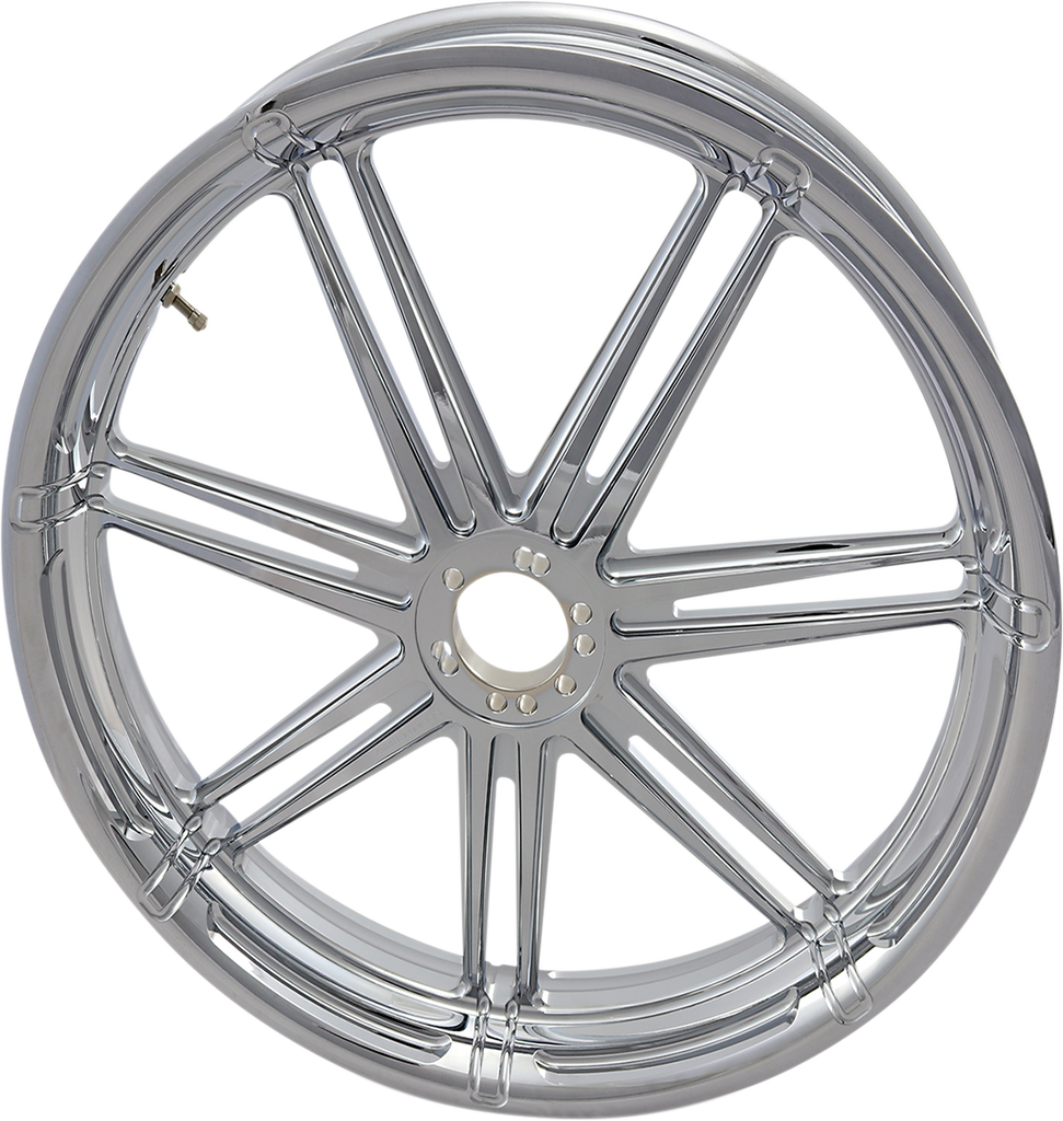 Arlen Ness 71-533 Front Chrome Rim – 21x3.5 for Harley Davidson with CNC Machined Finish