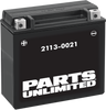 PARTS UNLIMITED AGM Battery - YTX20H-BS .95 L CTX20H-BS - Team Dream Rides