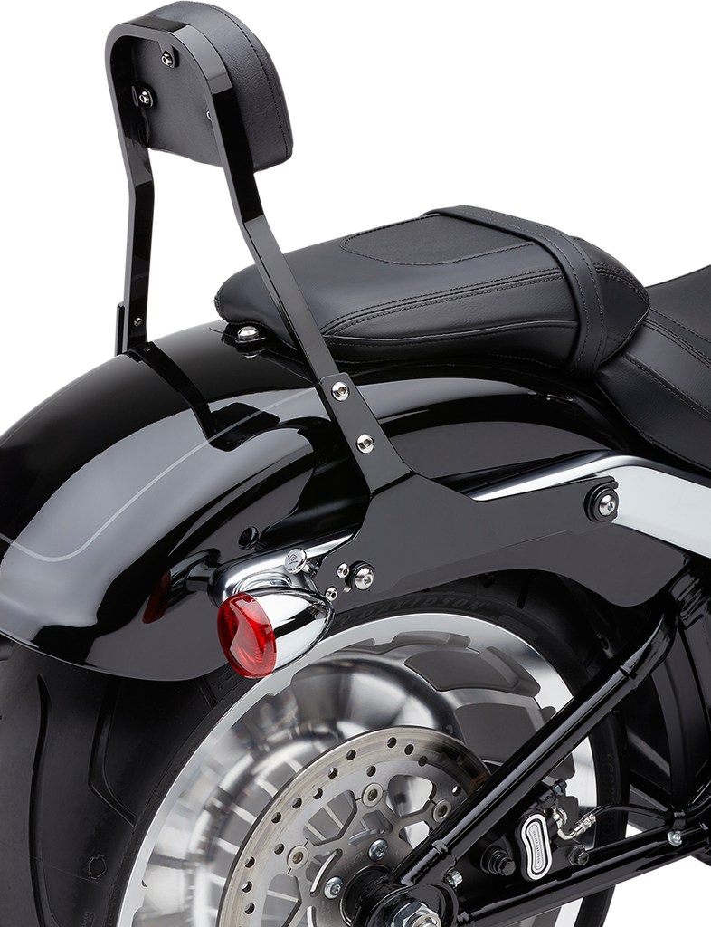 COBRA Backrest Kit - 11" - Black - Softail 602-2027B - Team Dream Rides